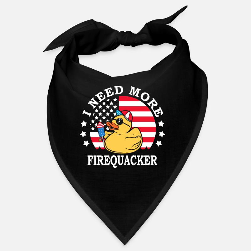 I need more Firequacker July 4 Firecracker Bandana
