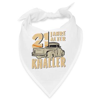 21 JAHRE ALTER KNALLER - Bandana - Weiß - Vorne