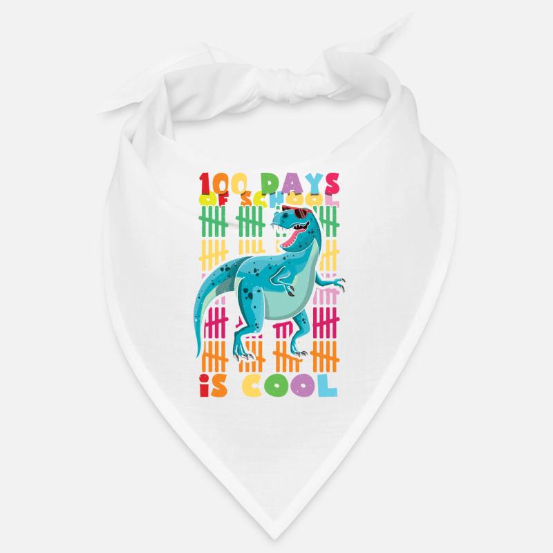 100e jour Dinosaur Cool 100 jours d’école Bandana
