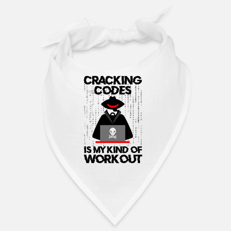 Cybersecurity Professional Hacker Cracking Codes Bandana