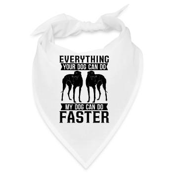 Everything Your Greyhound Racing Greyhound Racer - Bandana - Weiß - Vorne