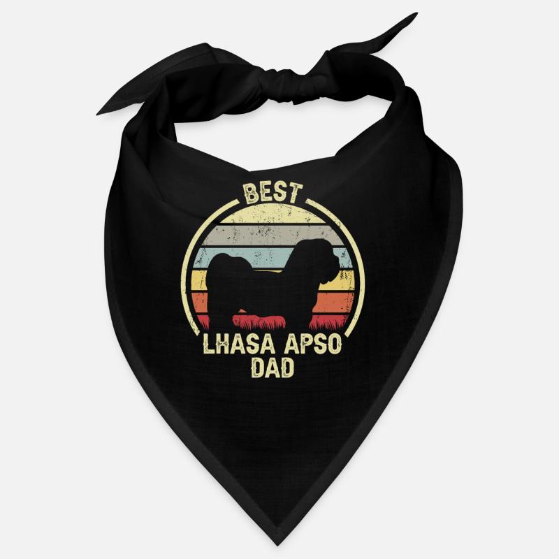 Bester Hundevater - Lhasa Apso Bandana