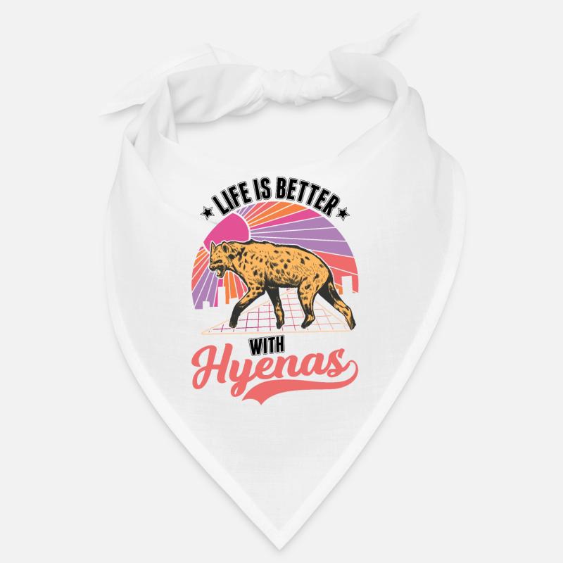 Das Leben ist besser mit einer Hyäne Bandana