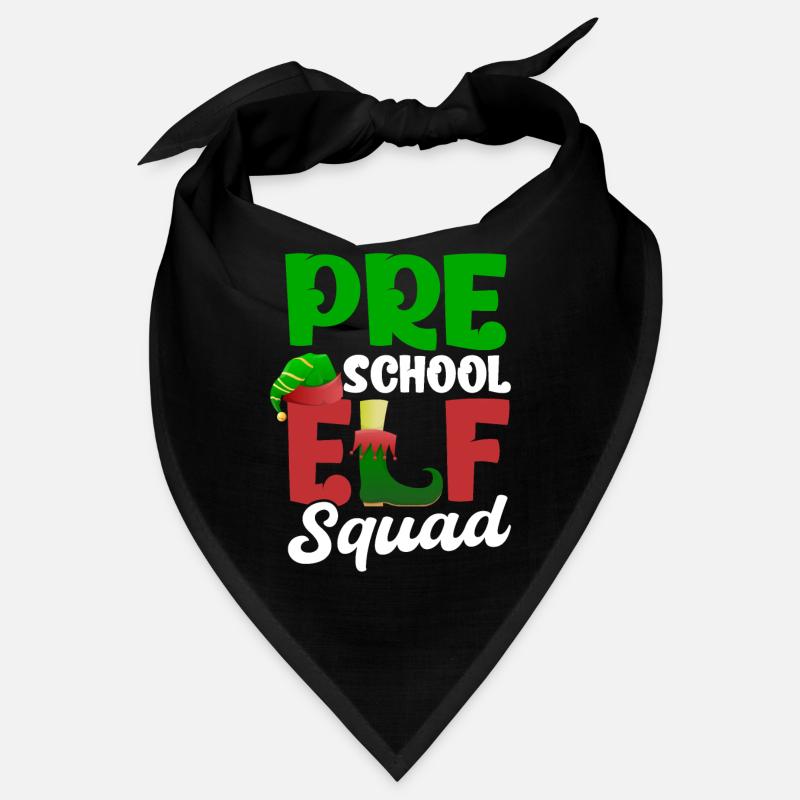 Escouade des elfes de Noël pré-Schol Bandana