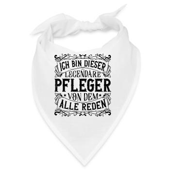 Ich bin dieser Legendäre Pfleger - Bandana - Weiß - Vorne