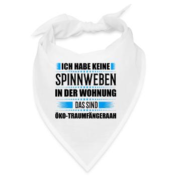 Spinnweben Öko - Bandana - Weiß - Vorne