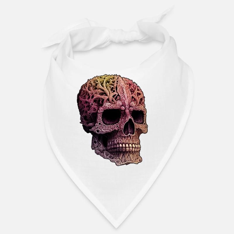 Verzierter Schädel Bandana