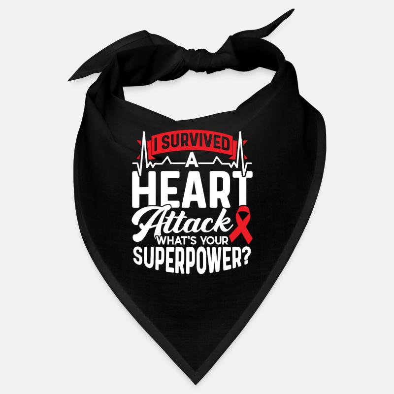 J’ai survécu à une crise cardiaque Bandana