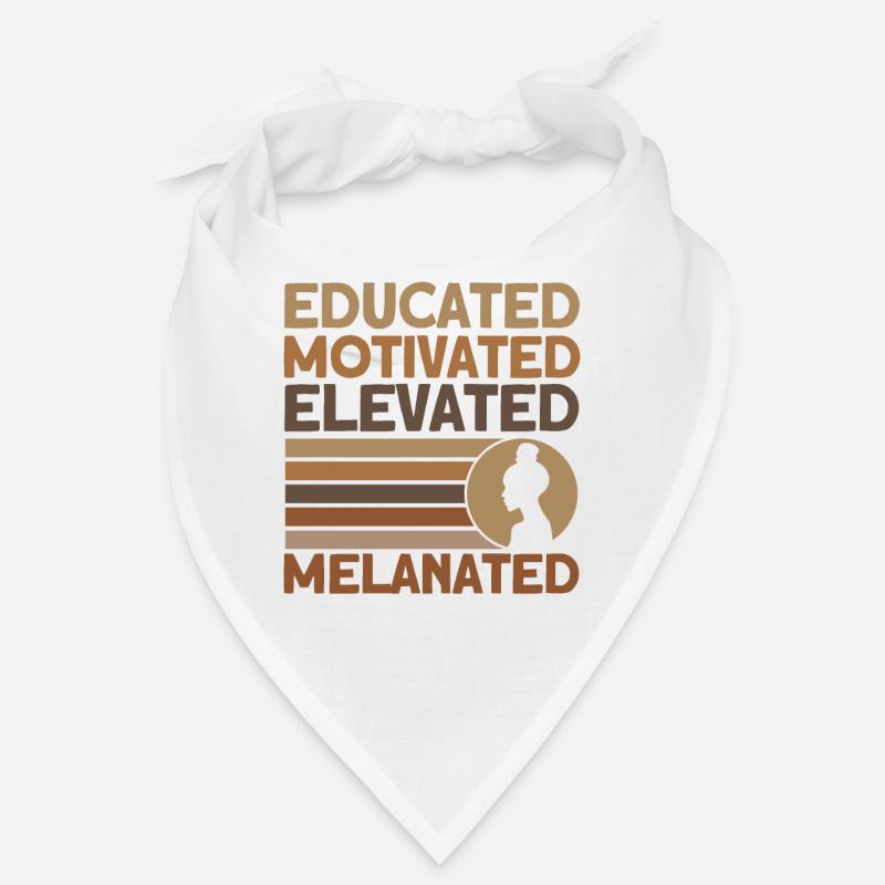 Educated Motivated Elevated Melanated Bandana