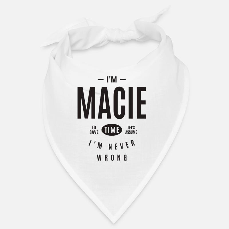 Macie Personalized Name Bandana