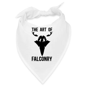 The Art Of Falconry Birds Of Prey Hunting Falconer - Bandana - Weiß - Vorne
