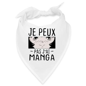 Ich kann keinen Manga haben - Bandana - Weiß - Vorne