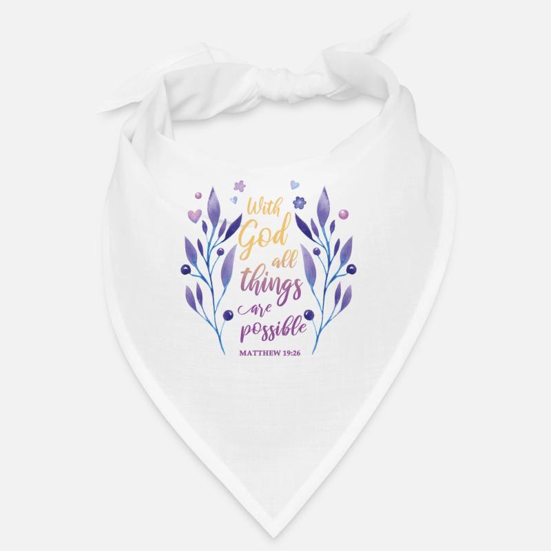 Religious Quote Christian Gift Bandana