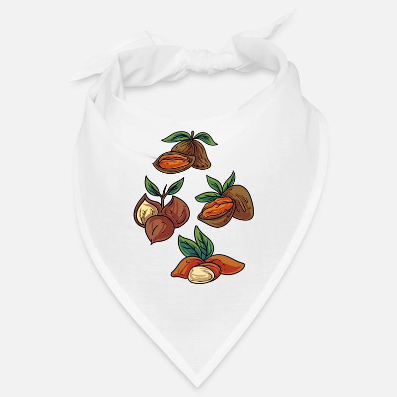 Pecans Almonds Chestnuts Nuts Bandana