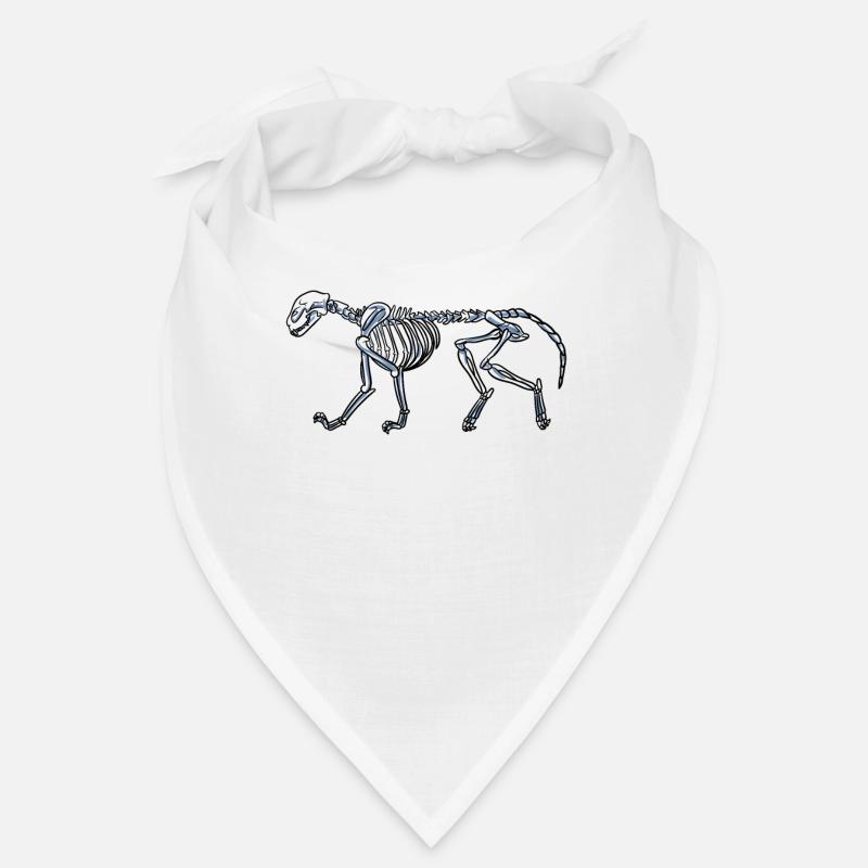 Skeleton Cat Bandana