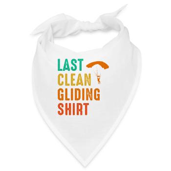 Last Clean Gliding Shirt Paraglider Paragliding Sk - Bandana - Weiß - Vorne