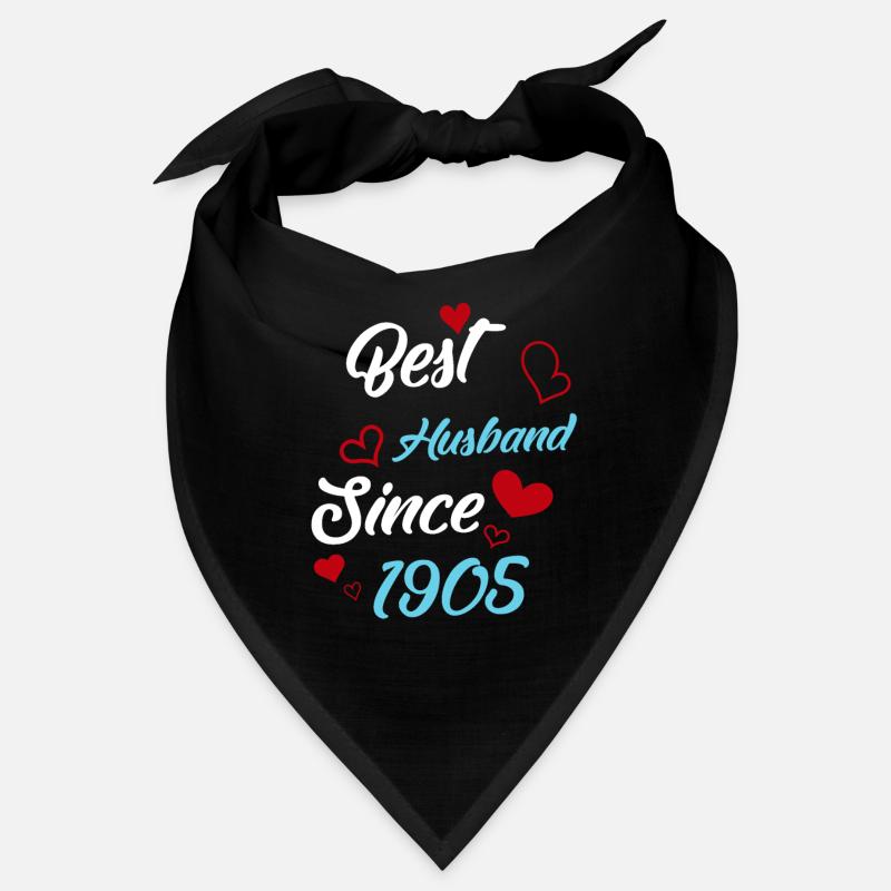Bester Ehemann seit 1905 Hochzeit Bandana