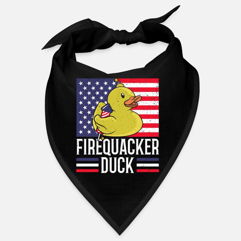 Firequacker Duck 4 juillet Firecracker Bandana