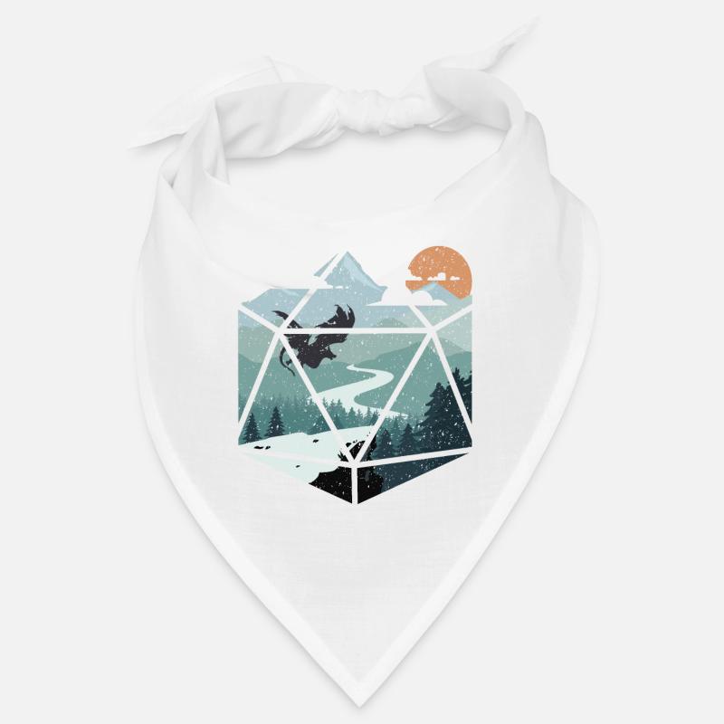 Rpg RPG tabletop roleplaying dice dragon castle Bandana