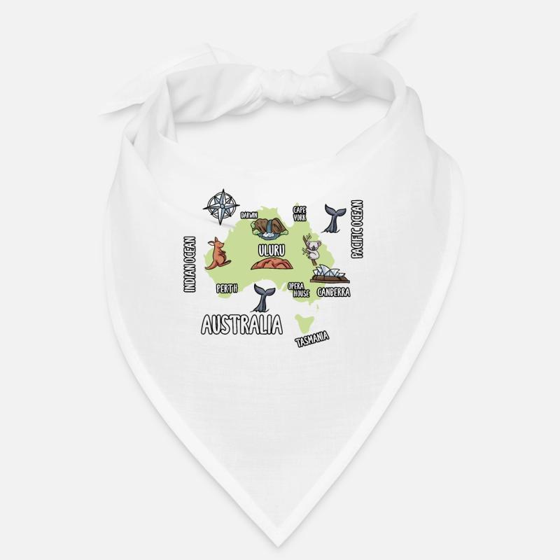 Carte de l’Australie Bandana