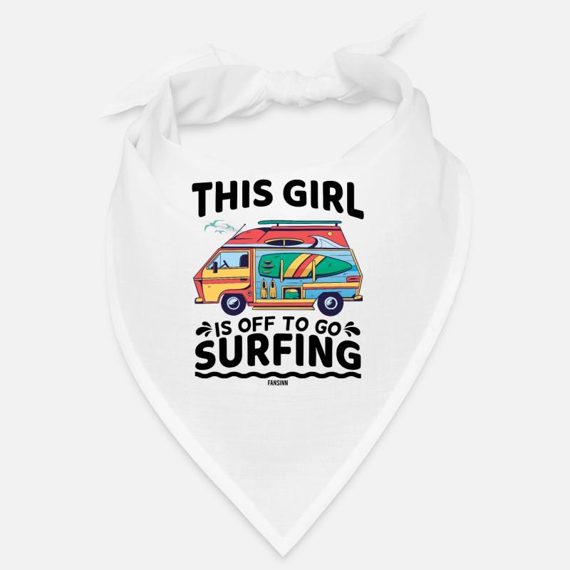 Mädchen Surfen SUP Camping Bandana