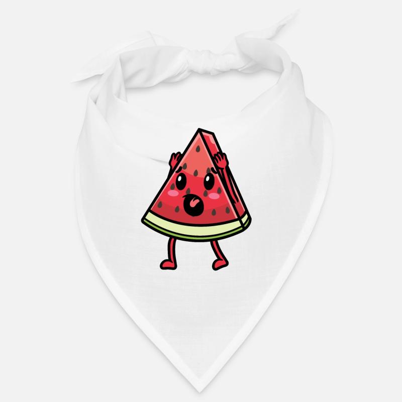 Émoticône de pastèque Melon Fruit Kawaii Bandana