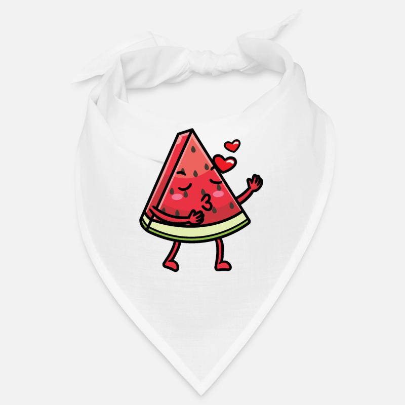 Watermelon Emoticon Melon Fruit Kawaii Bandana