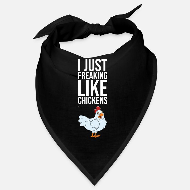 I Just Freaking Like Chickens Bandana