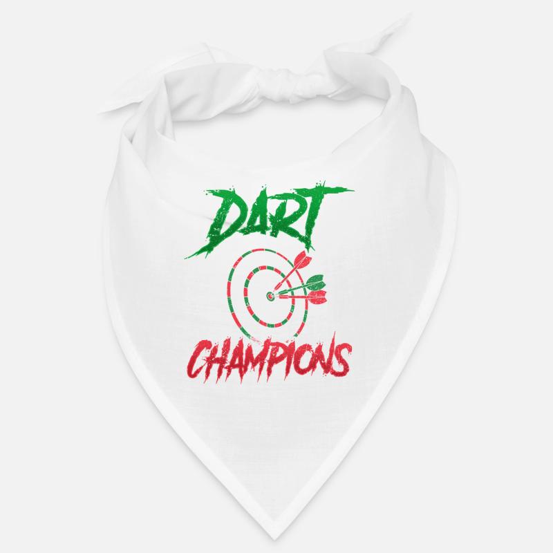 Champions de fléchettes Club de fléchettes Équipe Fléchettes Bandana