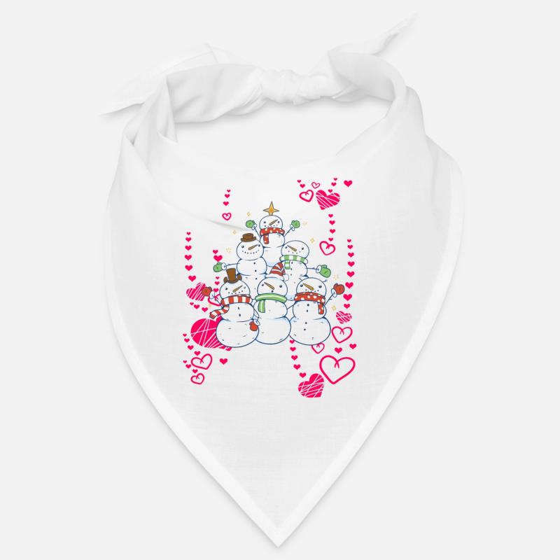 Snowman Christmas Bandana