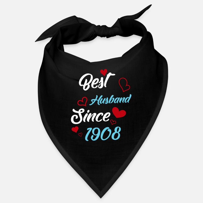Bester Ehemann seit 1908 Hochzeit Bandana