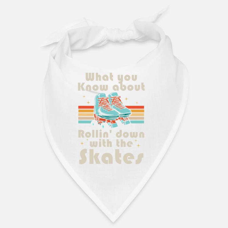 Inline Skate Gift Rollskates Roller 70s Bandana