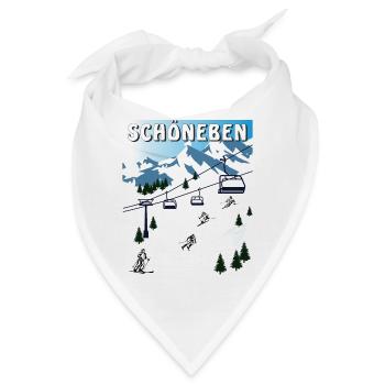 SCHI FAHREN SCHÖNEBEN - Bandana - Weiß - Vorne
