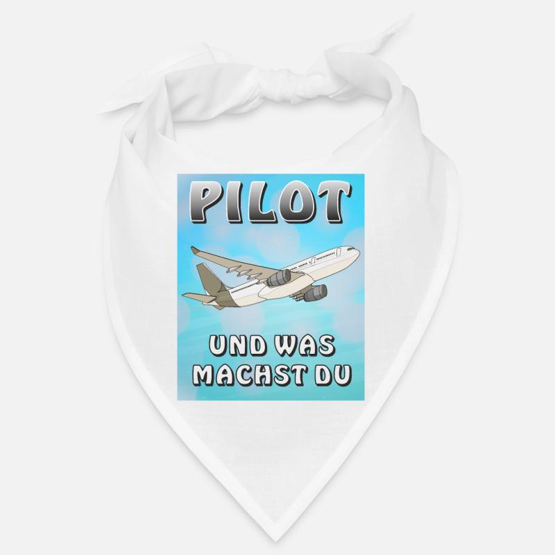 FLUGZEUG PILOT UND WAS MACHST DU Bandana