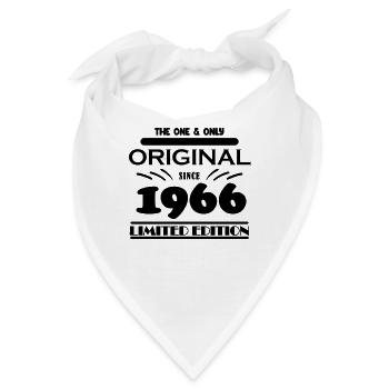 1966 - Baujahr 1966 - Jahrgang 1966 - Bandana - Weiß - Vorne