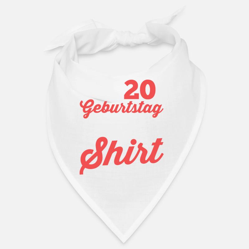 Zwanzig 20 Jahre Zwanzigster Geburtstag Bandana