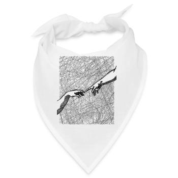 Art Academia Aesthetic Michelangelo - Bandana - Weiß - Vorne