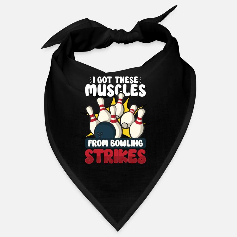 Funny Bowling Team Bowler Strike Gift Idea Bandana