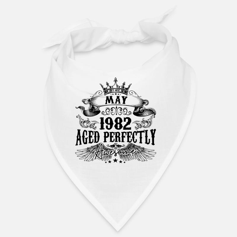 1982 | May Aged Perfectly 1982 birthday gift Bandana