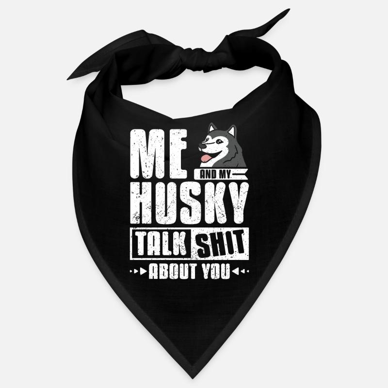 Moi et mon husky parlons de toi Bandana