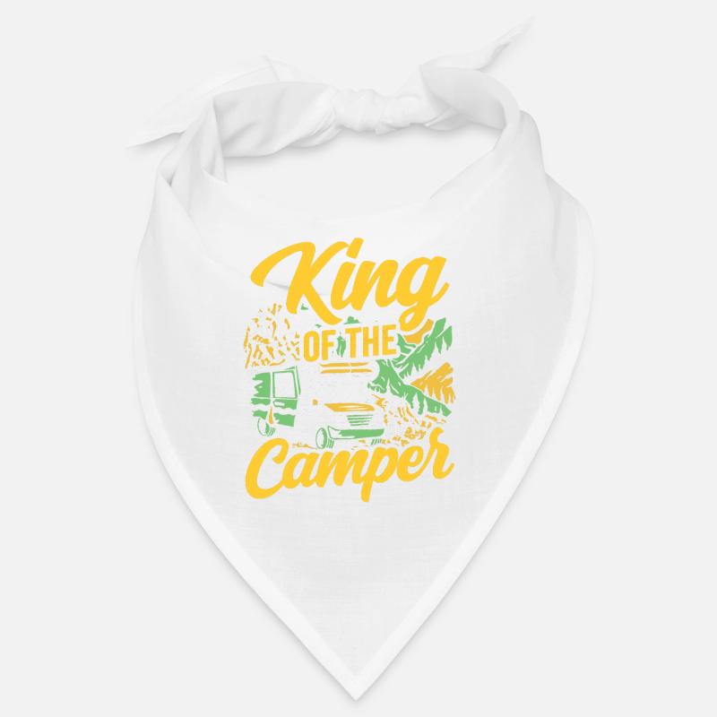König Der Camper Campen Camping Campingplatz Camp Bandana