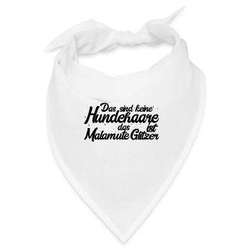 Alaskan Malamute - Bandana - Weiß - Vorne