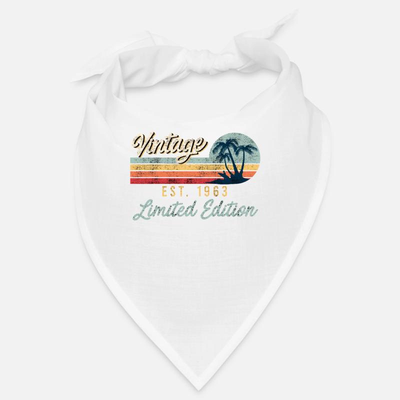 Édition limitée 1963 60th Birthday Men Bandana