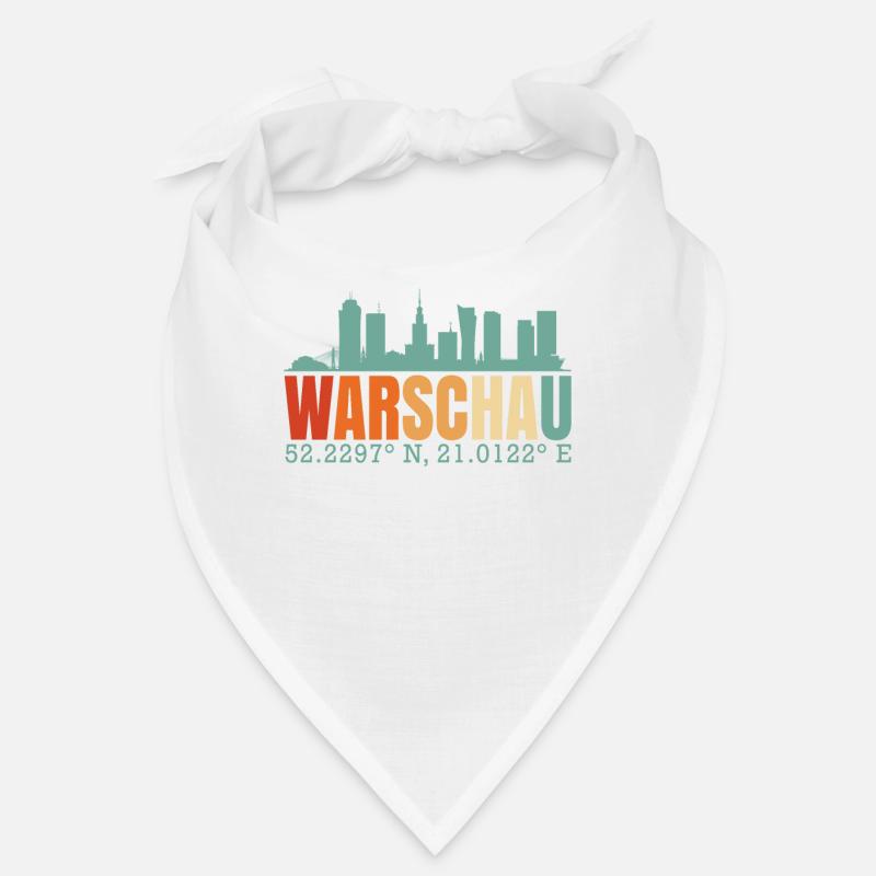 Varsovie Pologne Skyline Bandana