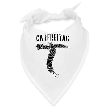 Carfreitag Autotuning Motorsport Schrauber - Bandana - Weiß - Vorne
