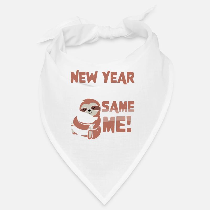 New Year 2023 Same Me! Lazy Sloth Bandana