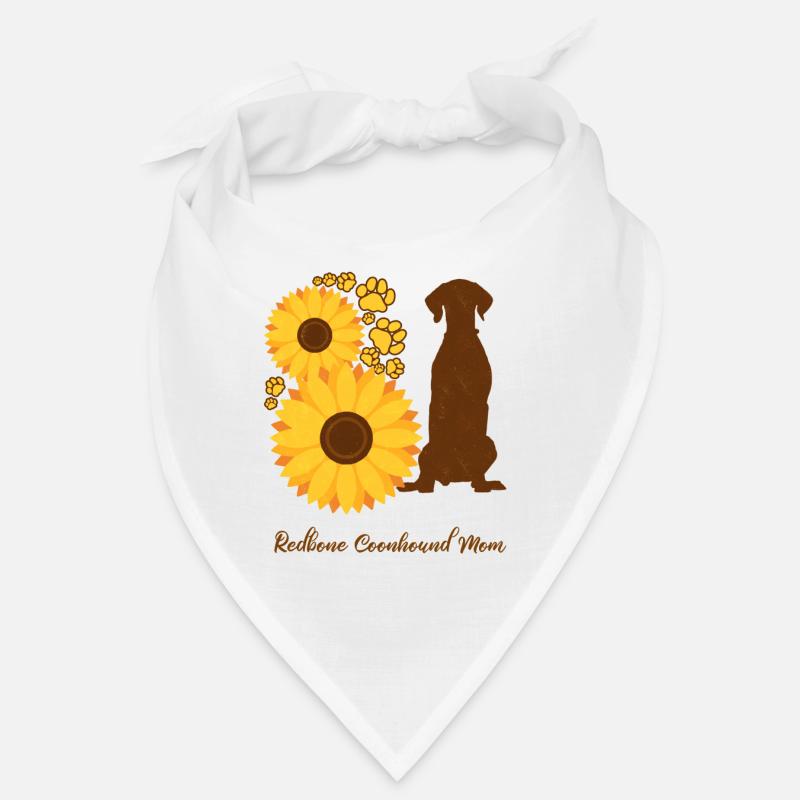 Mère tournesol - Redbone Coonhound Bandana