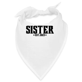 Schwester 2023 - Bandana - Weiß - Vorne