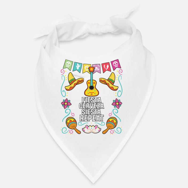 Fiesta Cerveza Siesta Repeat Beer Drinker Bandana
