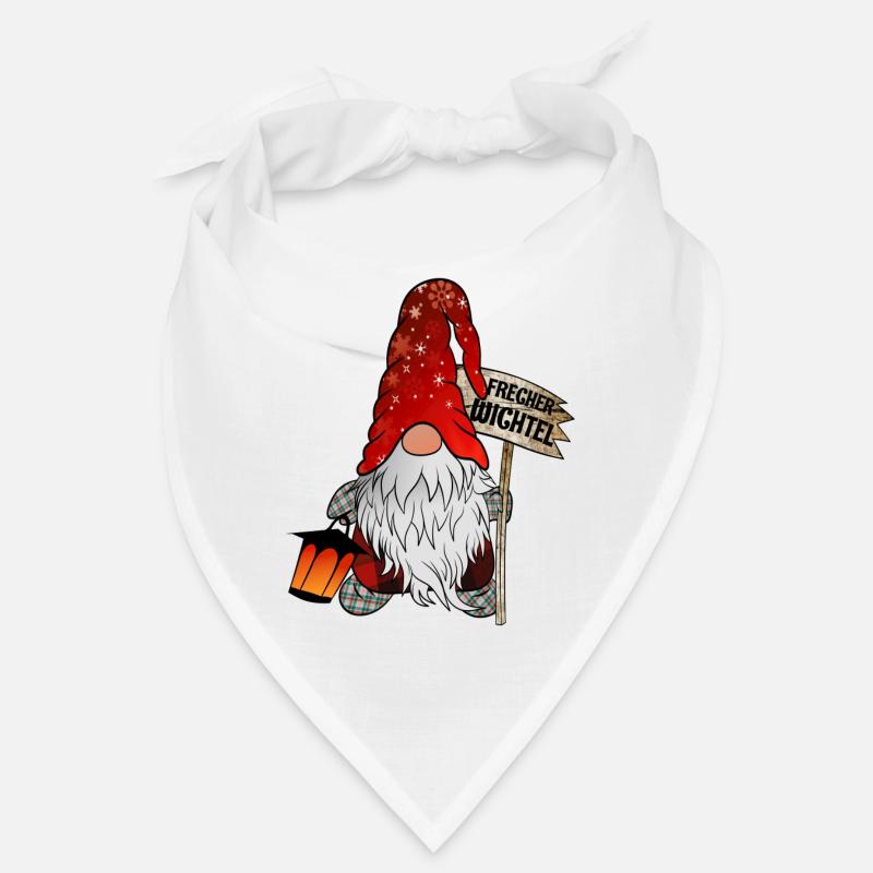 Gnome de Noël effronté Gnome Bandana